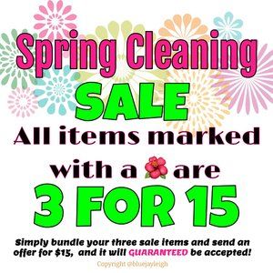 3 for $15!